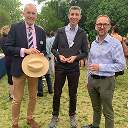 Guests at the Early Cancer Institute Garden Party at Trinity College