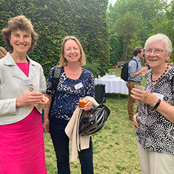 Guests at the Early Cancer Institute Garden Party at Trinity College
