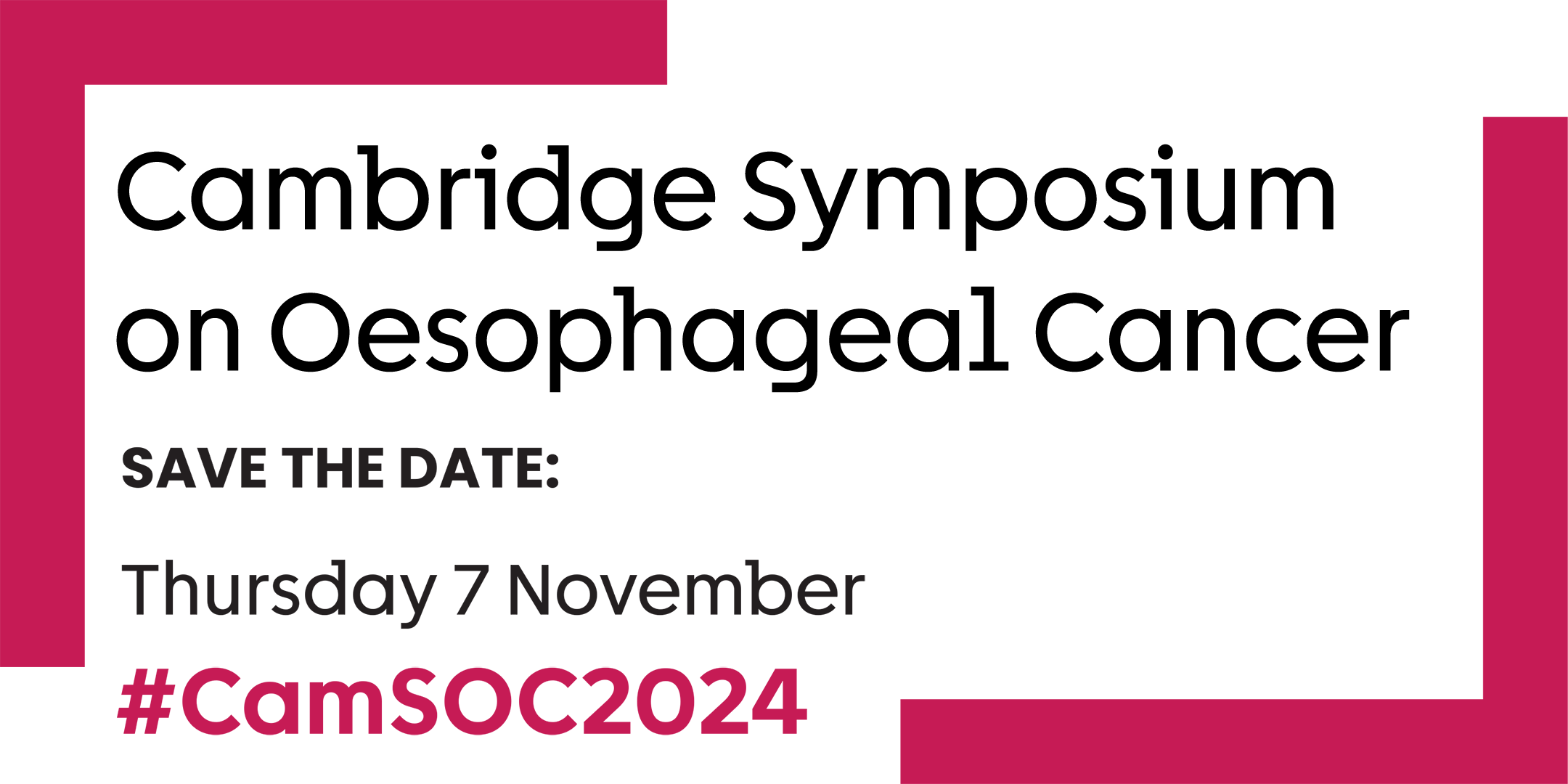 Cambridge Symposium on Oesophageal Cancer